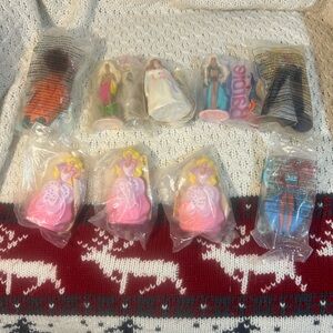 8 McDonald’s Barbie Doll Set  and 1 madame Alexander Halloween pumpkin